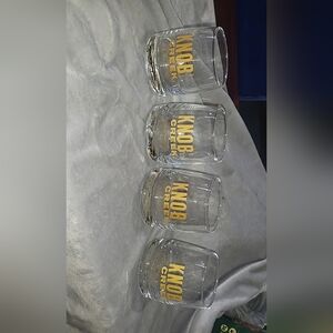 Gold Logo Whiskey Rocks Glass - Clear